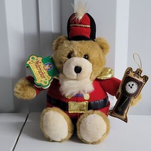 Nutcracker Bear plush by Gibson Greetings vintage NWT Christmas